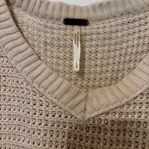 Free People Cream Sweater
